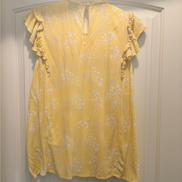 Scoop Flutter Sleeveless Pullover Crew Neck Top M - Picture 5 of 8